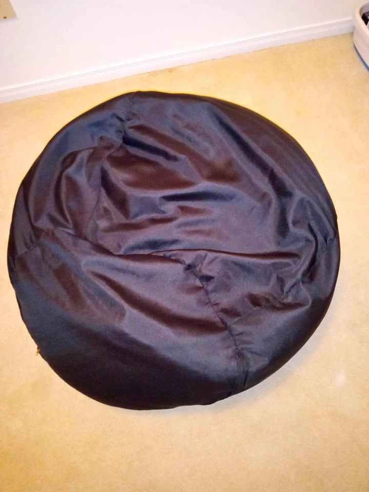 Large Bean Bag Chair - Filled with Foam Balls