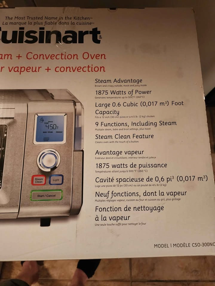 Cuisinart Steam and Convection Oven - photo 2