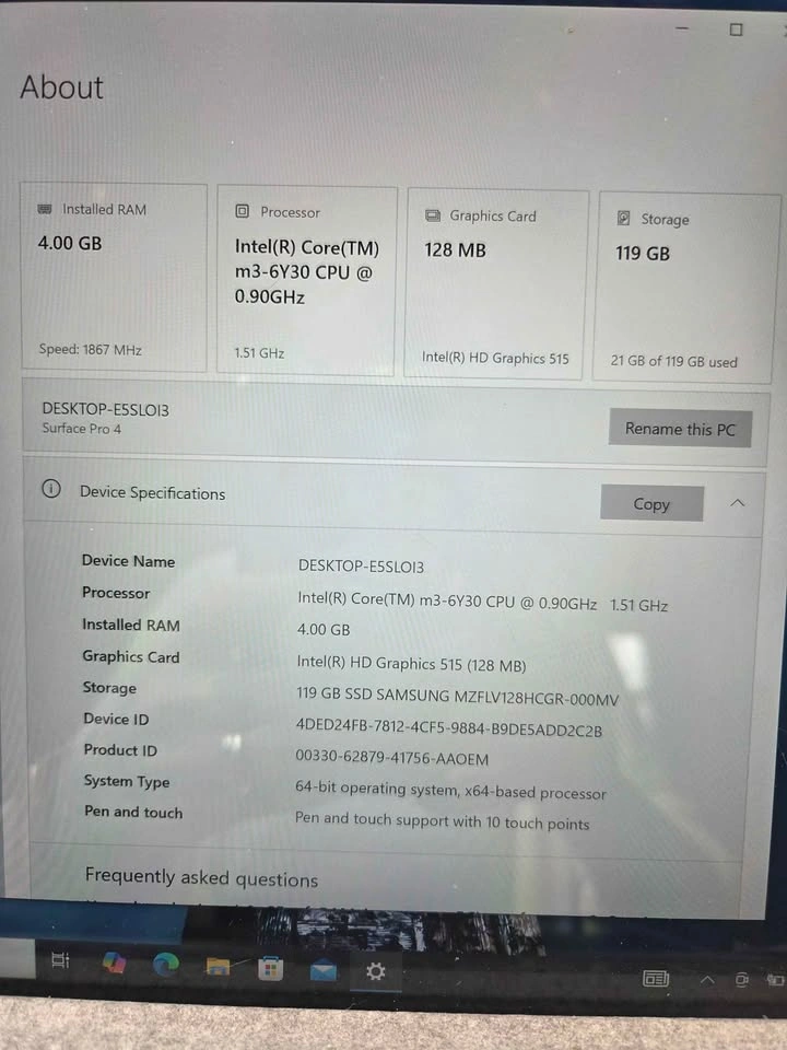 Surface Pro 4 with case/keyboard/stylus - photo 3