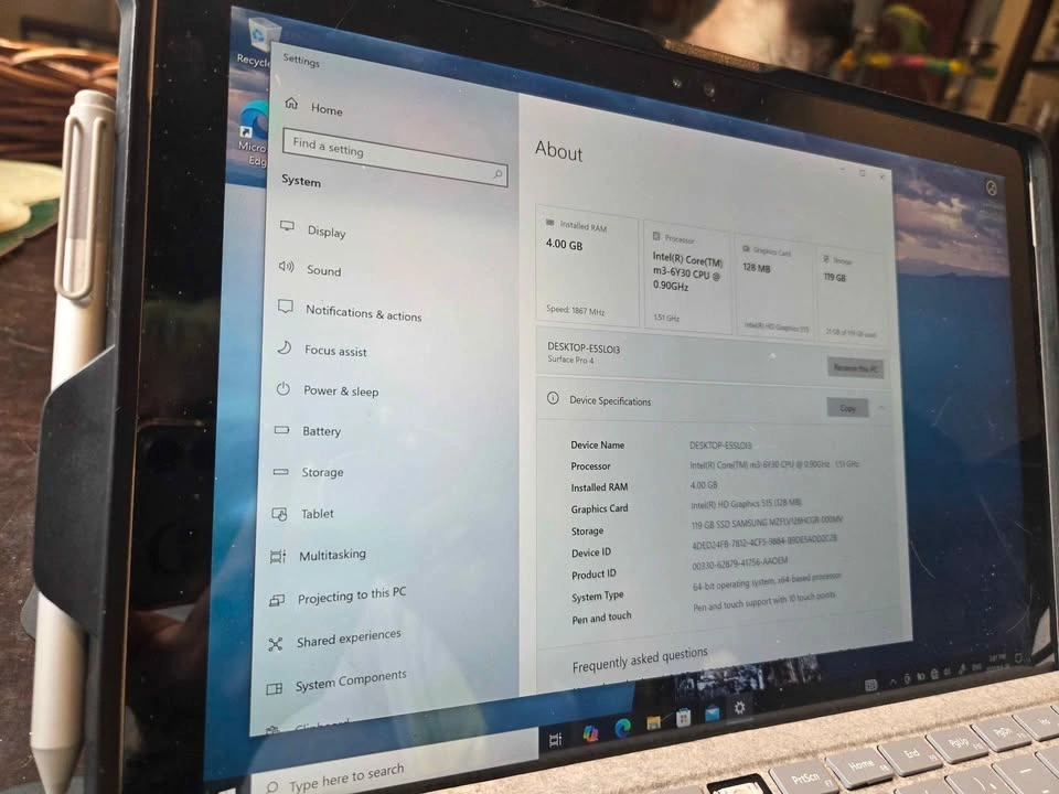 Surface Pro 4 with case/keyboard/stylus - photo 4