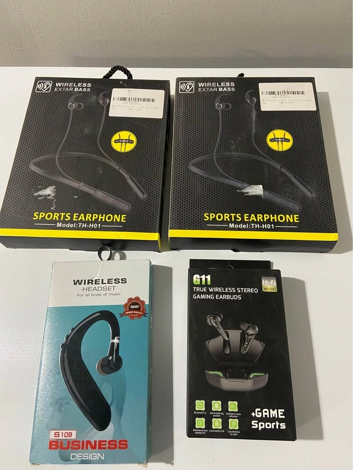Wireless Headset, Earphones & Gaming Earbuds Bundle (New) - photo 2