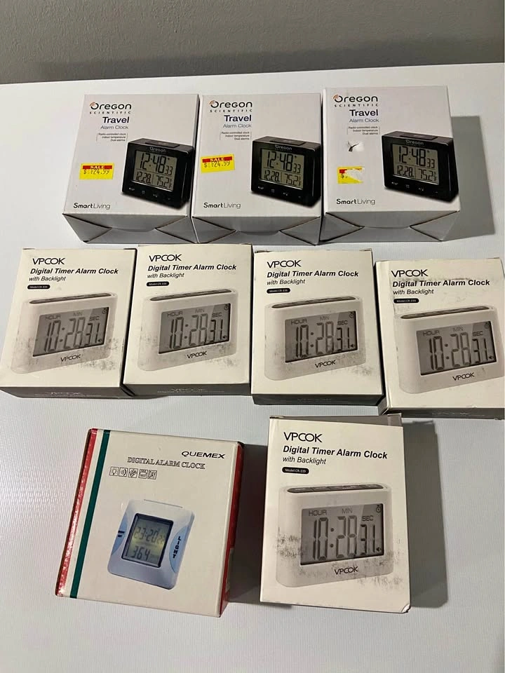 New Digital Alarm Clocks & Timers - Oregon Scientific, VPCOK, QU
