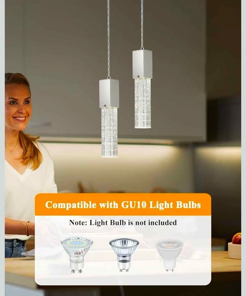 Modern Crystal Pendant Lights (3-Pack) - Brand New - photo 5