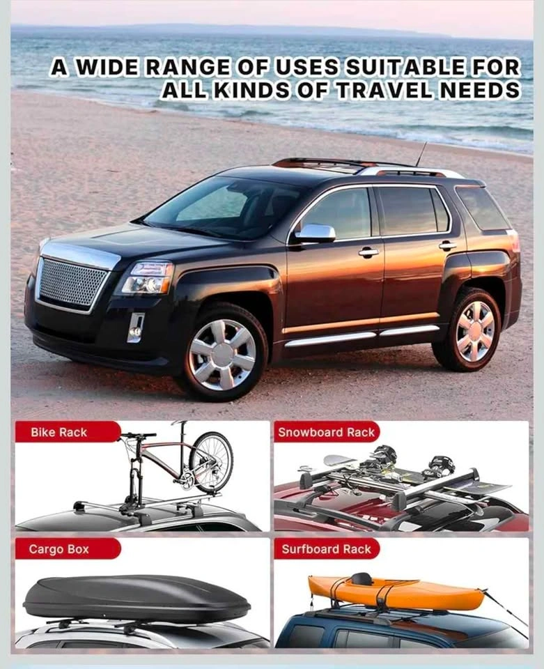 Roof Rack Cross Bars for Chevy Equinox / GMC Terrain (2010–2017) - photo 5