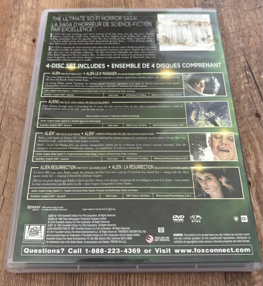 Alien Quadrilogy DVD - photo 2