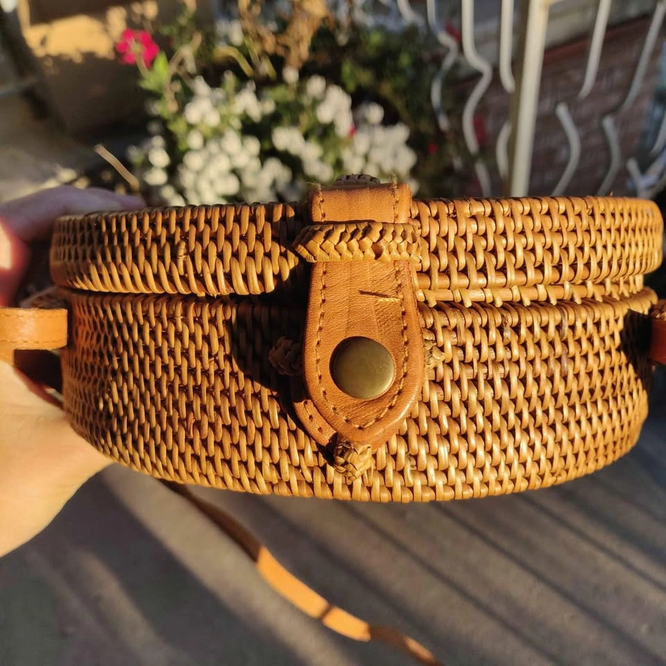 Rattan Woven Purse Bag - photo 4