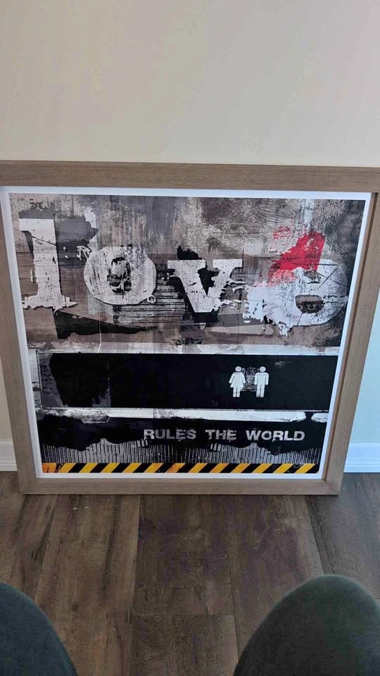 Large framed picture