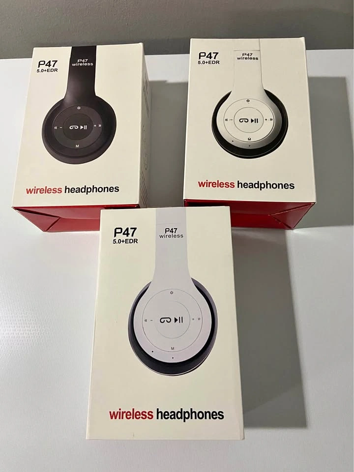 P47 Wireless Bluetooth Headphones - 3 New Available