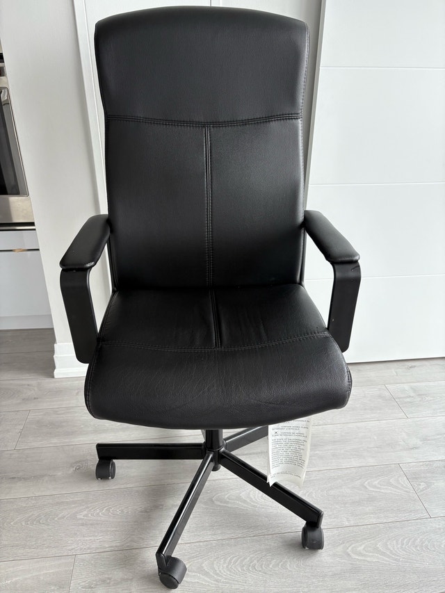 IKEA black MILLBERGET swivel chair