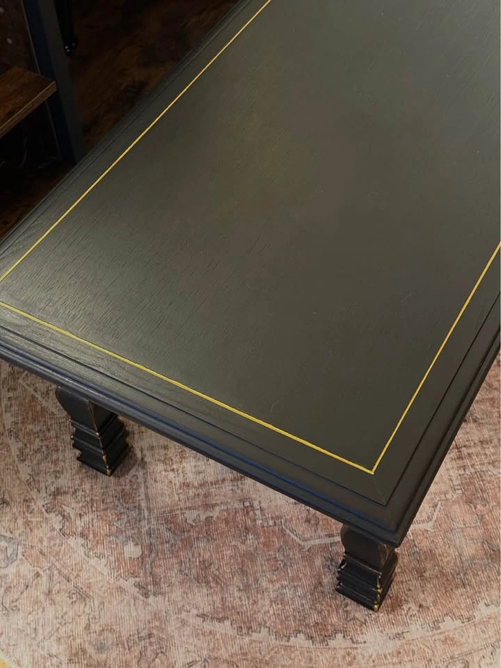Coal Black Vintage Coffee Table – Rustic & Classic - photo 2