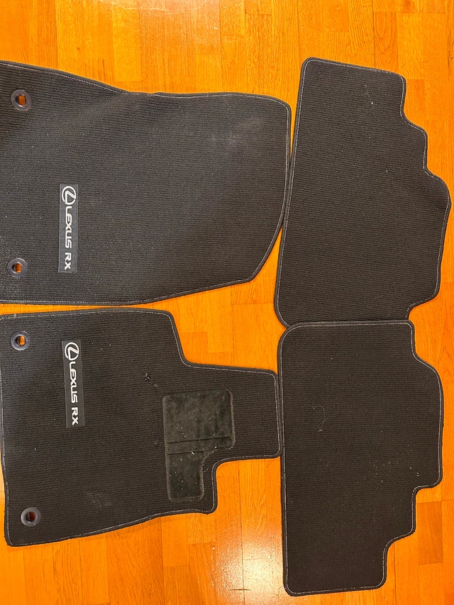 OEM Lexus RX 350/450h Carpet Floor Mats (2016-2022)