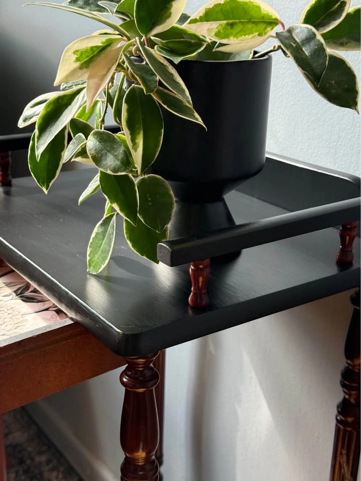 2 Tones End Table w Drawer and Shelf - photo 3