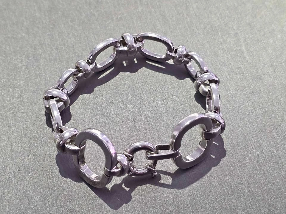 Links of London Sterling Silver Brit Lines Bracelet