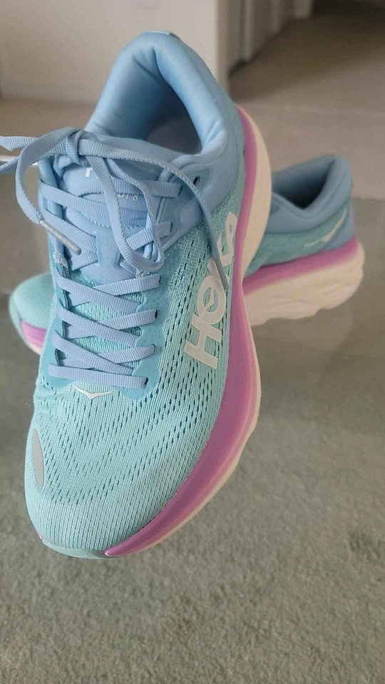 Hoka Women's Walking Shoe Trainers, 7.5 UK Airy Blue/Sunlit Ocea - photo 4