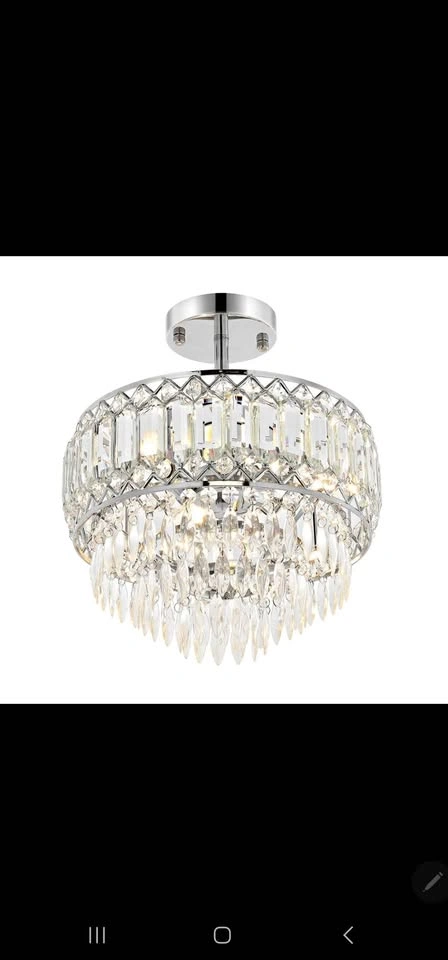 Everby 3-Light Crystal Chandelier - photo 2
