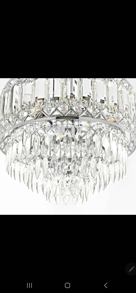 Everby 3-Light Crystal Chandelier - photo 3