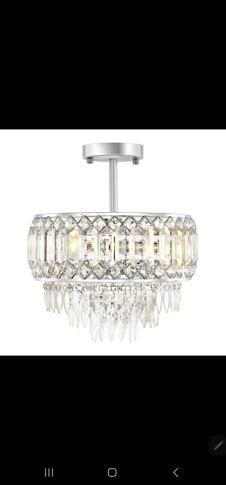 Everby 3-Light Crystal Chandelier - photo 5