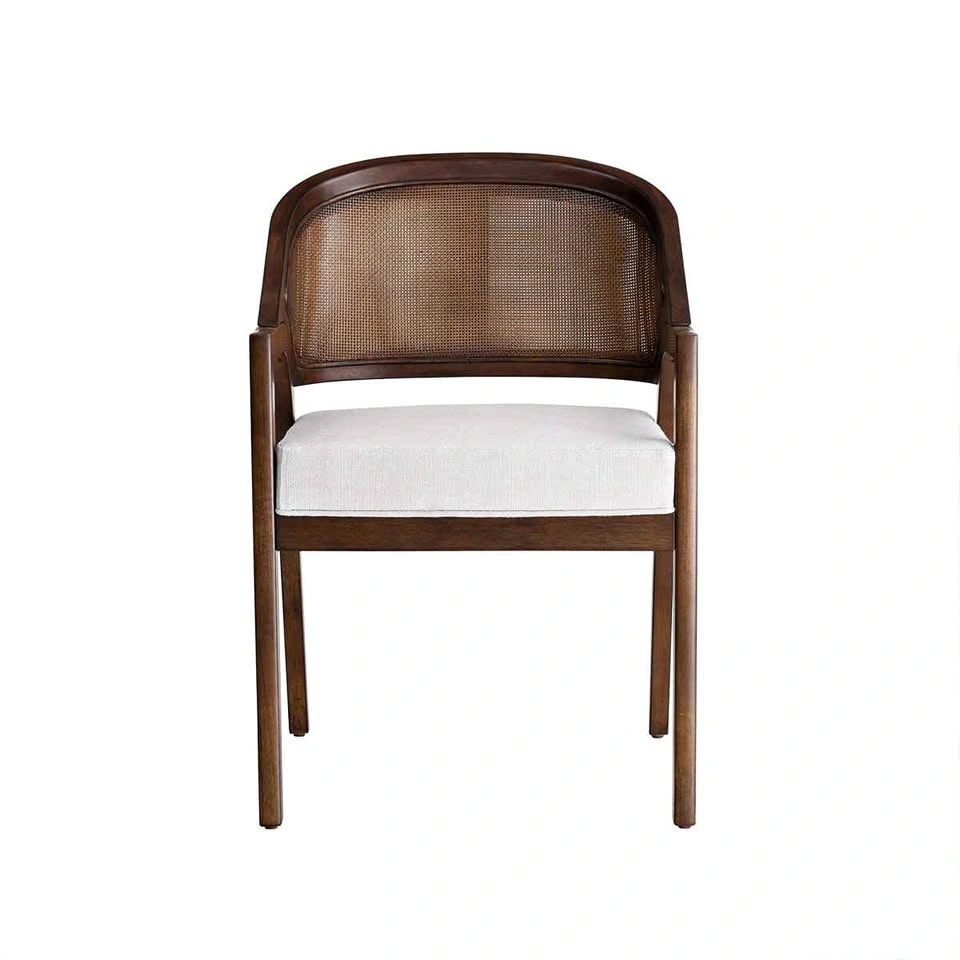 Aliha 19" H Foam Padded Accent Chair with Cane Back