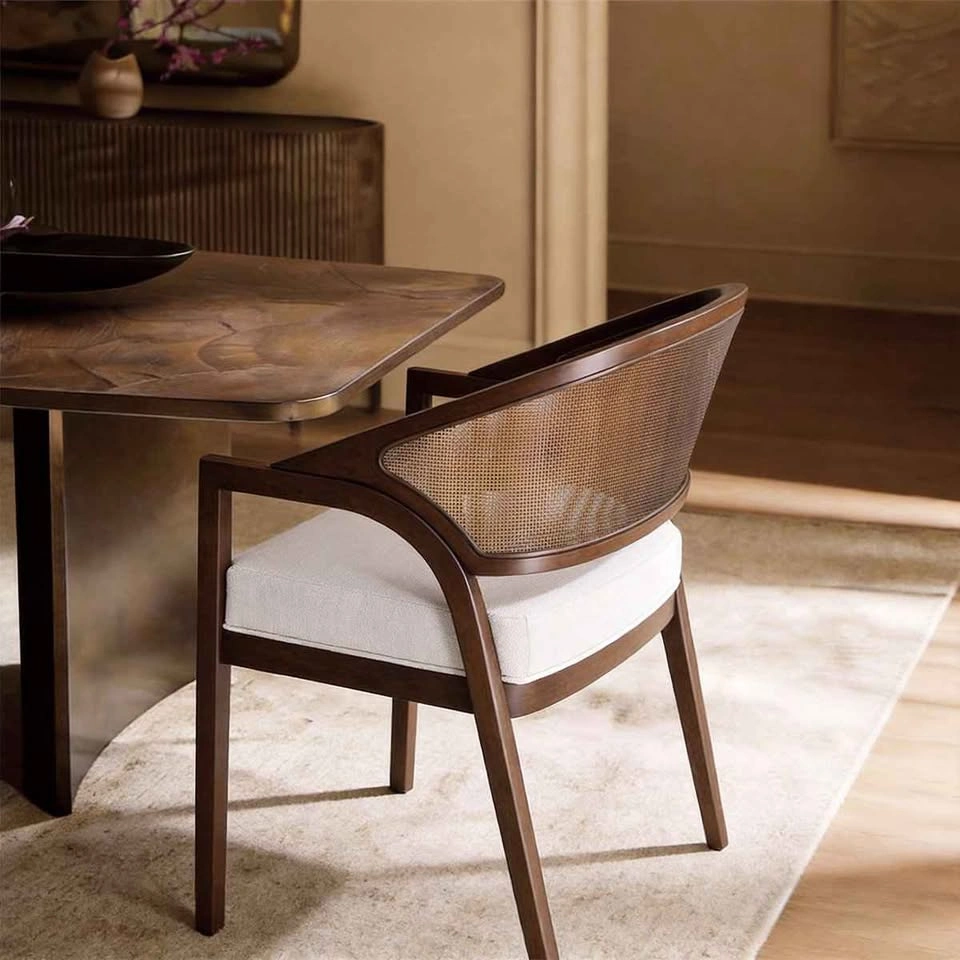 Aliha 19" H Foam Padded Accent Chair with Cane Back - photo 2