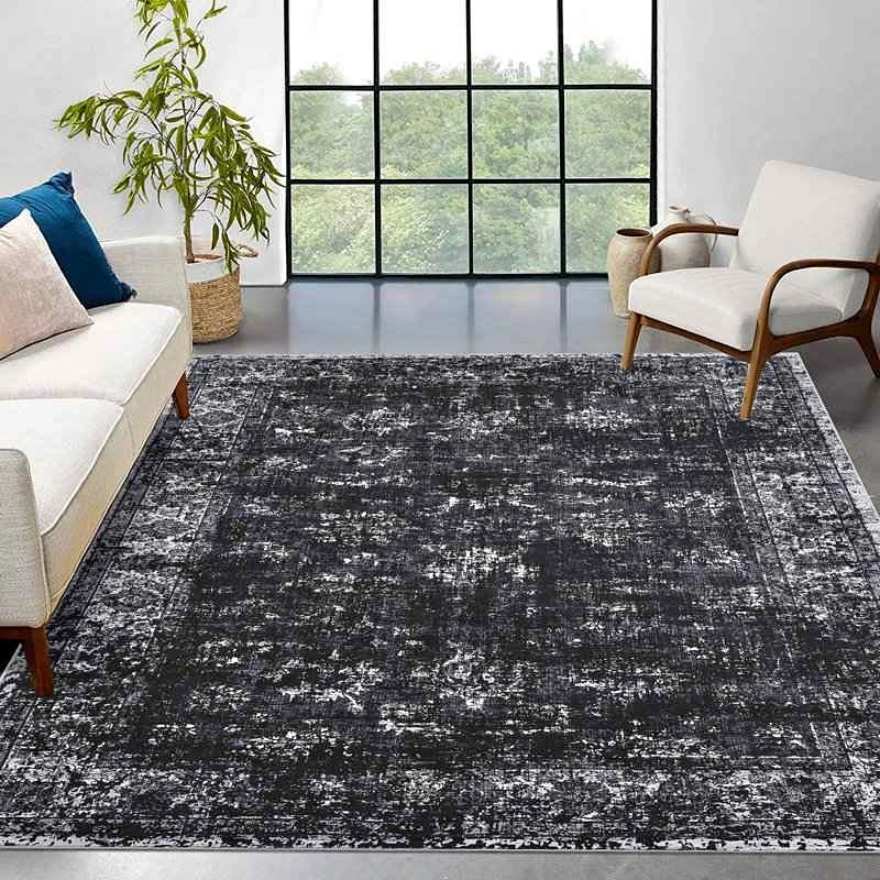 4x6 Machine-washable Non-Slip Oriental Rug