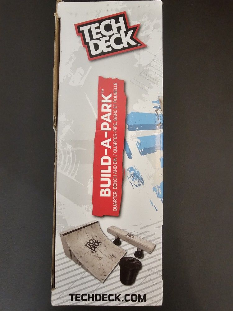 TECH DECK BUILD-A-PARK "QUARTER, BENCH AND BIN" - photo 3