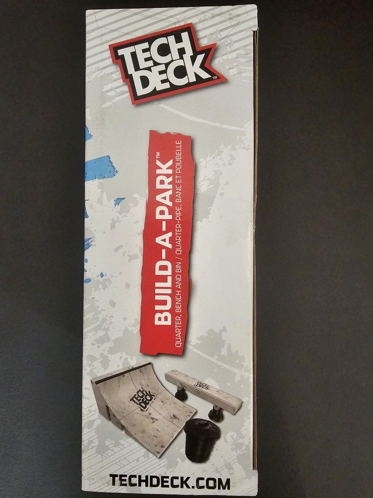 TECH DECK BUILD-A-PARK "QUARTER, BENCH AND BIN" - photo 4