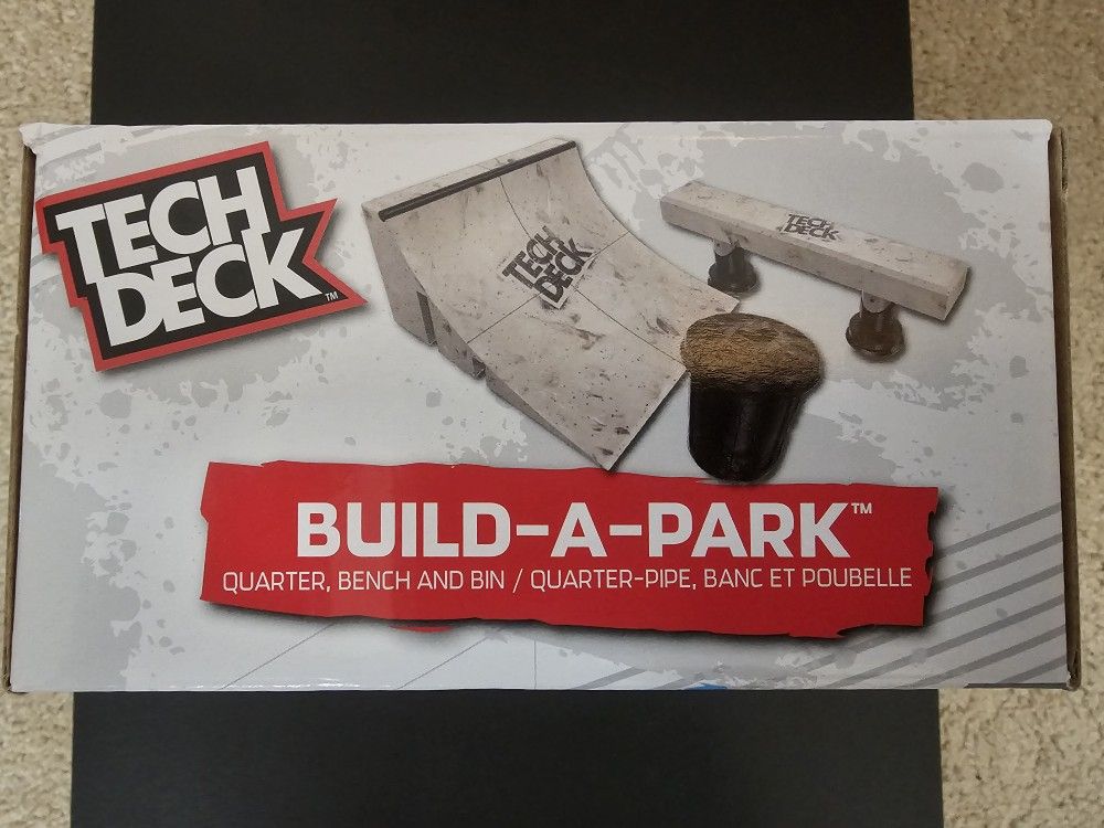 TECH DECK BUILD-A-PARK "QUARTER, BENCH AND BIN" - photo 5