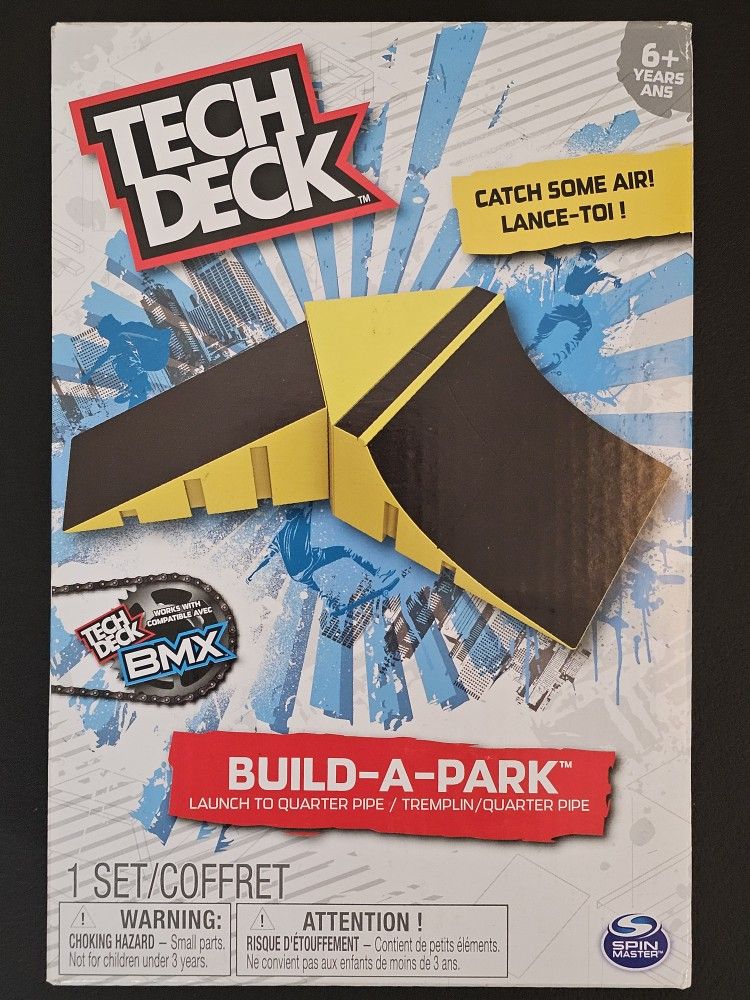 TECH DECK BUILD-A-PARK "LAUNCH TO QUARTER PIPE"