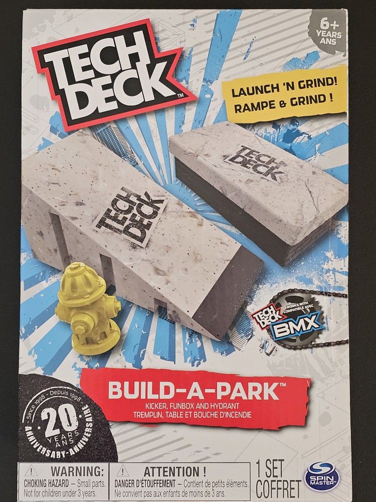 Tech Deck Build-A-Park Kicker, Funbox, Hydrant
