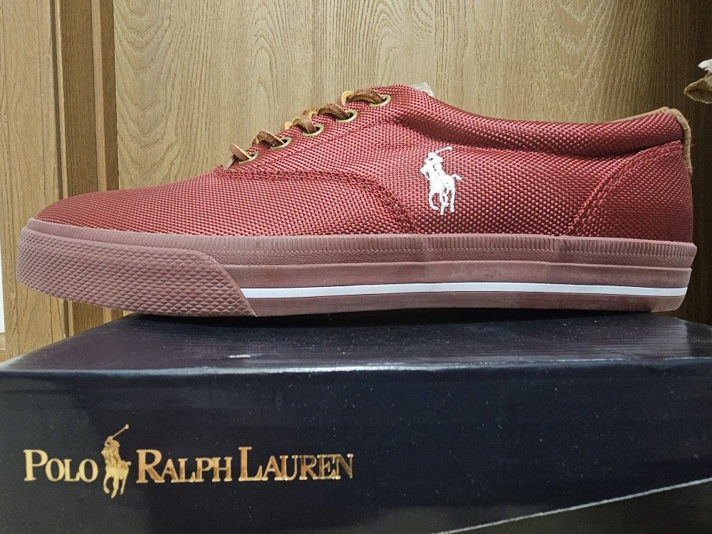 Polo Ralph Lauren Vaughn Shoes Classic Wine Size 10D