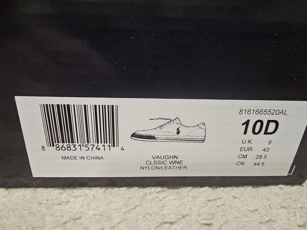 Polo Ralph Lauren Vaughn Shoes Classic Wine Size 10D - photo 2