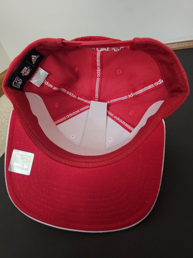 ADIDAS NEW YORK RED BULLS SNAPBACK HAT - photo 4