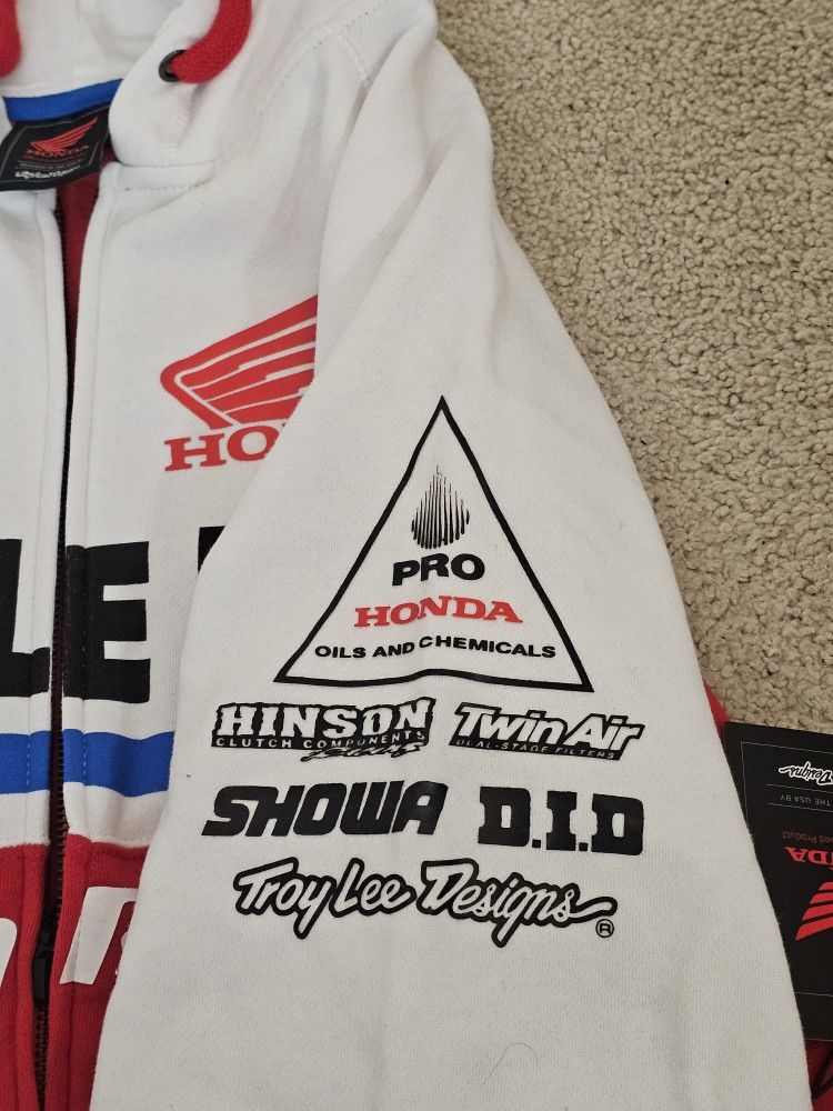 HONDA/MUSCLE MILK TEAM ZIP-UP HOODIE XL - photo 5