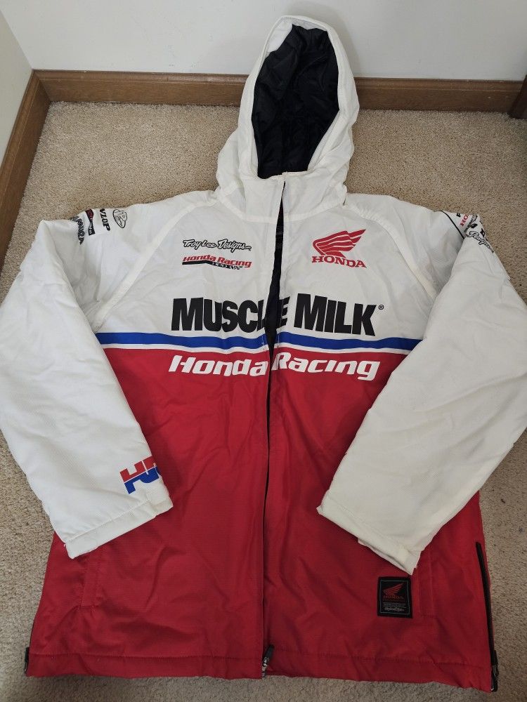 HONDA/MUSCLE MILK TEAM PARKA JACKET SIZE XL