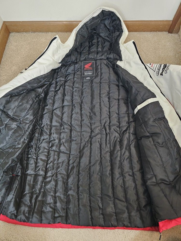 HONDA/MUSCLE MILK TEAM PARKA JACKET SIZE XL - photo 3