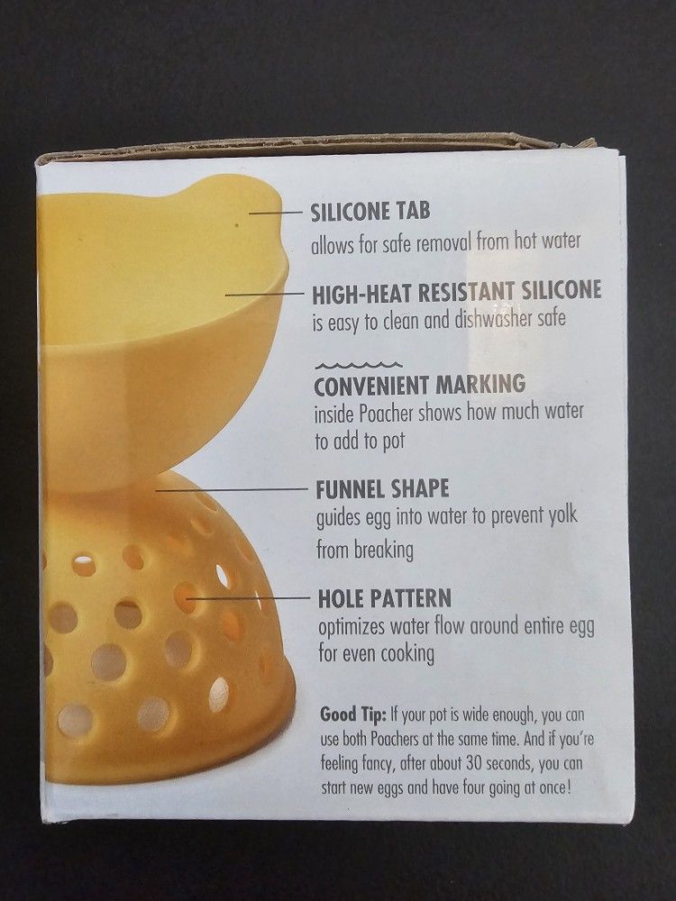 OXO GOOD GRIPS SILICONE EGG POACHER 2 PACK - photo 2