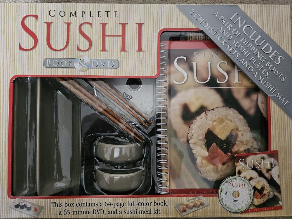 COMPLETE SUSHI BOOK & DVD Kit