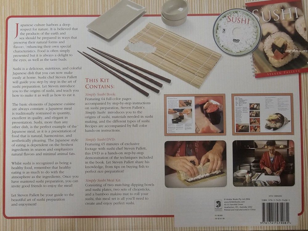 COMPLETE SUSHI BOOK & DVD Kit - photo 2