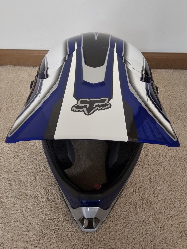 Fox Pro Tracer MOTO Helmet w/Bag (Size Medium)
