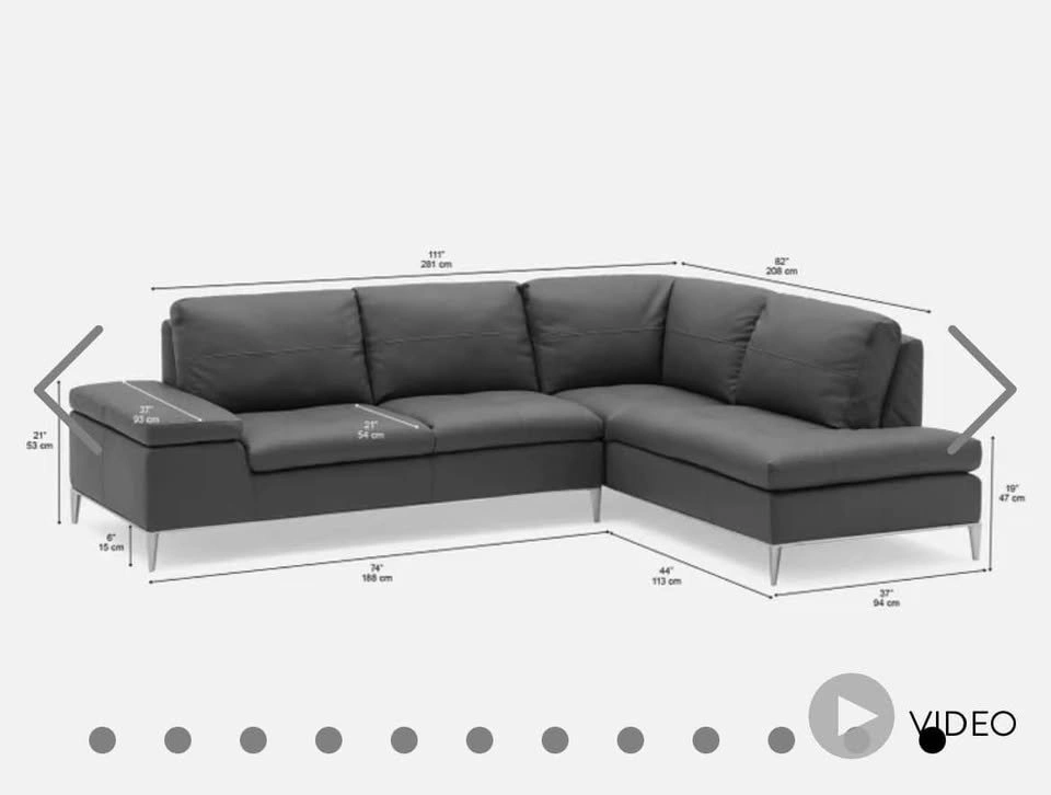 Structube Andrew Right Facing Sectional Sofa - photo 2