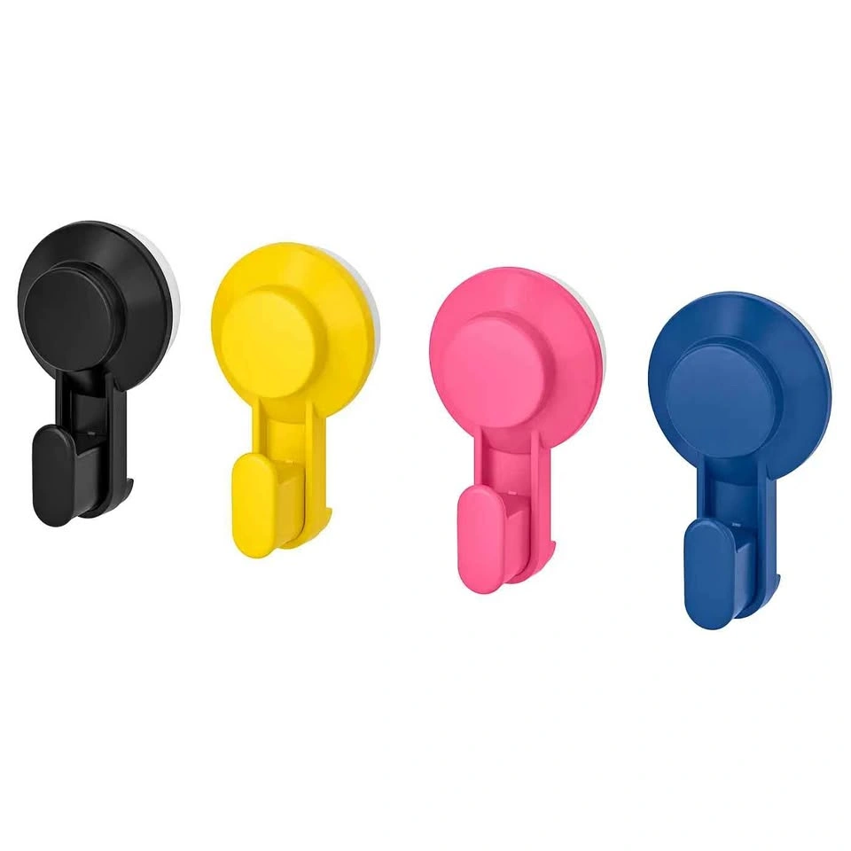 IKEA Tisken Hook with Suction Cup 4 Pack Multi Color NEW