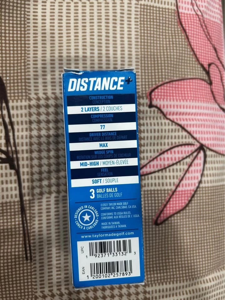 TaylorMade Distance+ Golf Balls (3-Pack) - Brand New - photo 3