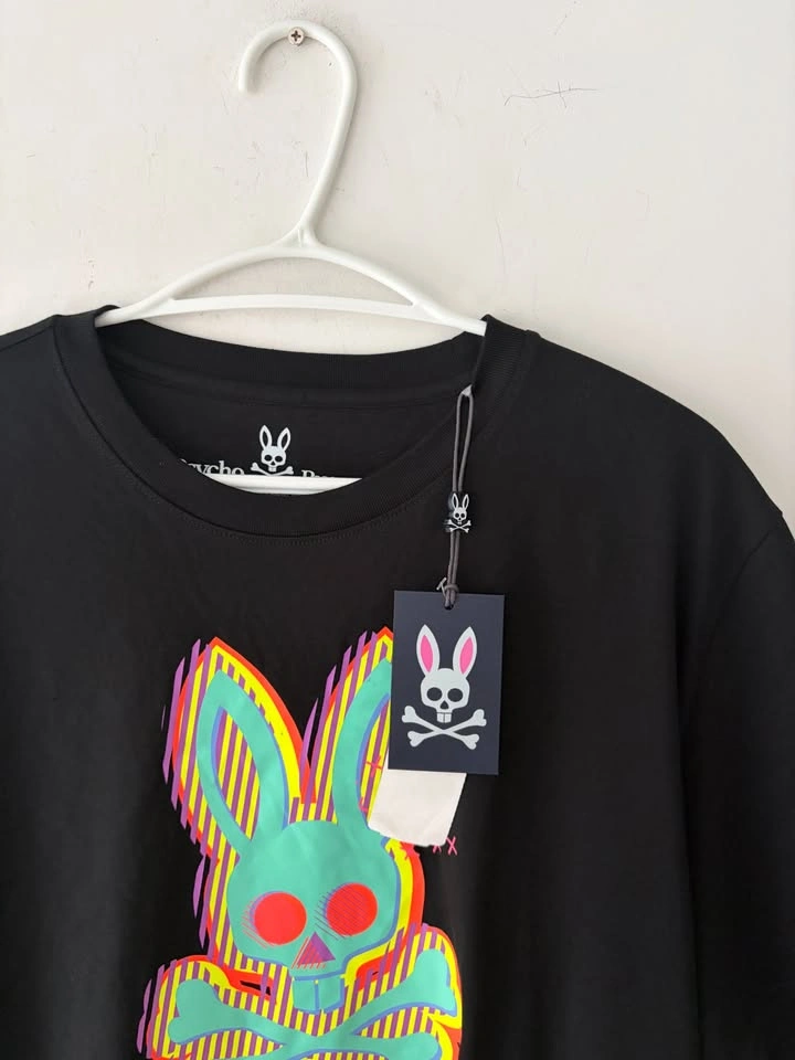 Psycho Bunny Ethan Deco Bunny Logo T-Shirt Size 6 - photo 3