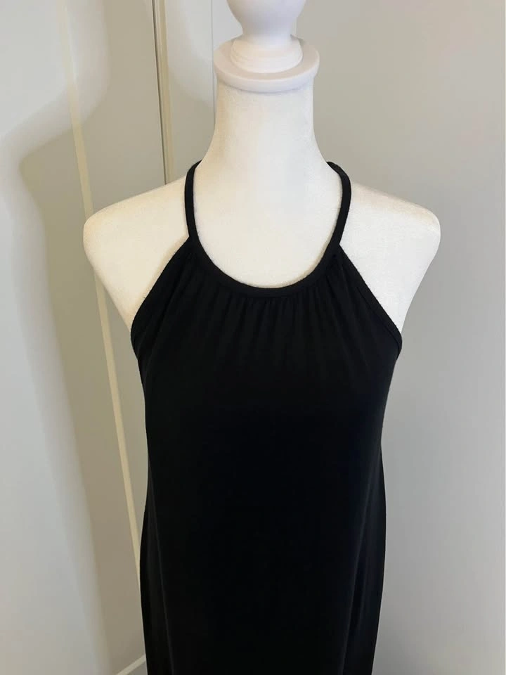 OLIVIA RAE Long Black Halter Maxi Dress - Size S - photo 2