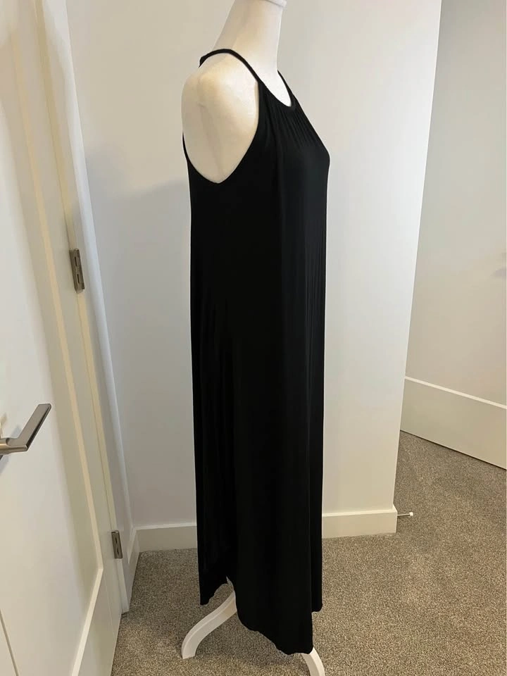 OLIVIA RAE Long Black Halter Maxi Dress - Size S - photo 4