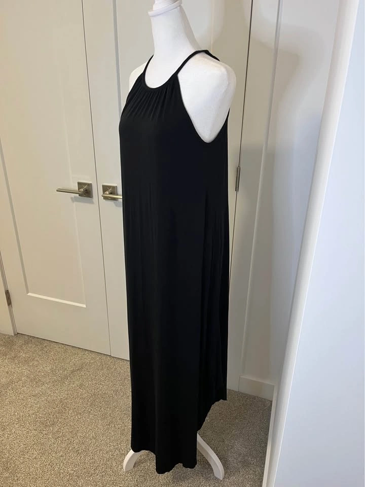 OLIVIA RAE Long Black Halter Maxi Dress - Size S - photo 5