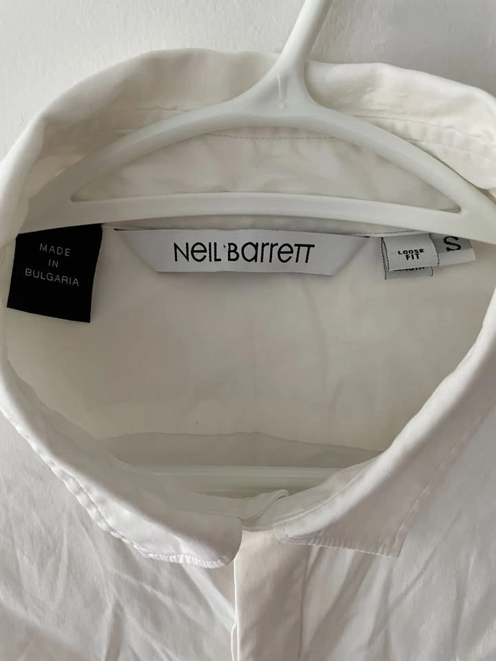 Neil Barrett Mens Button Up Loose Fit Shirt Size S - photo 3