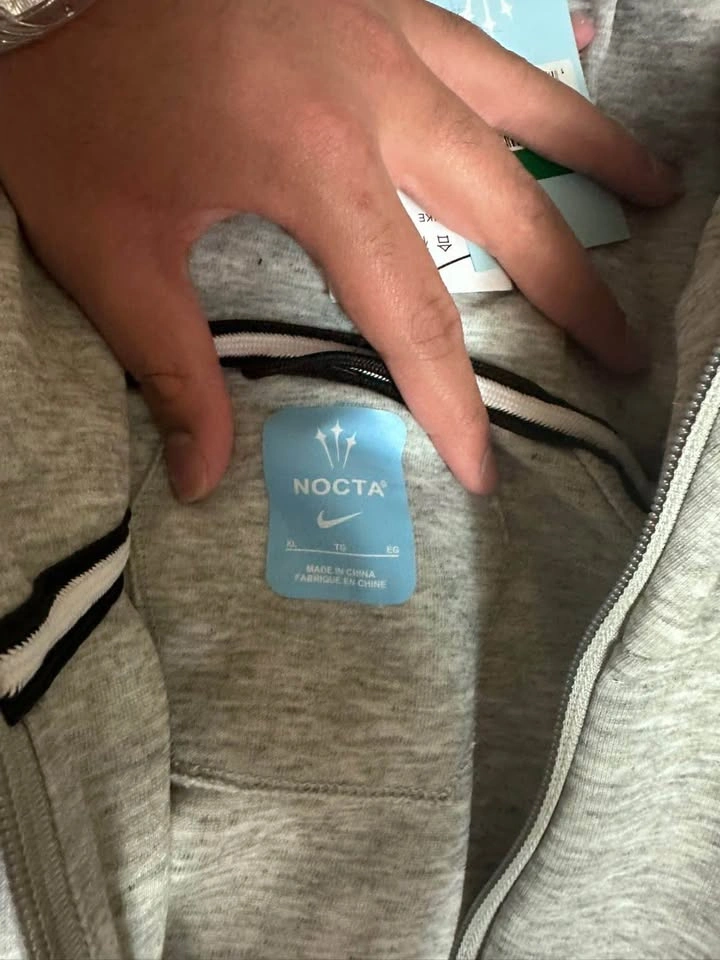 Grey Nocta Tech Fleece tracksuit - photo 4