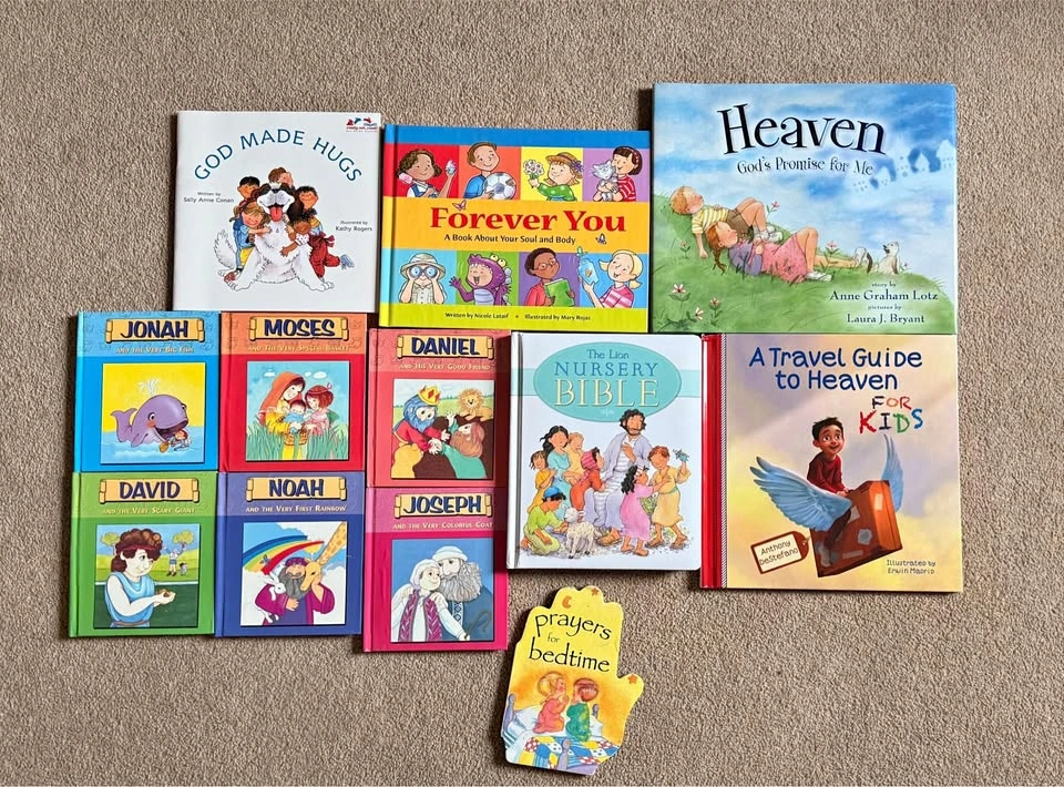 Lot of 11 Children's Bible Story Books