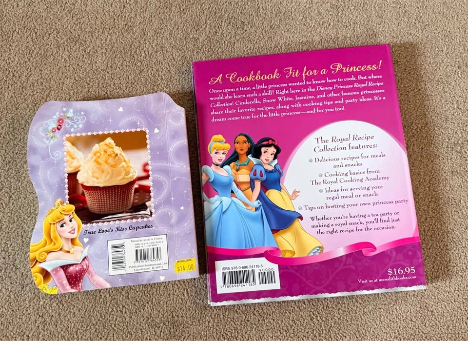 Disney Princess Cupcakes and More & Royal Recipe Collection Book - photo 2
